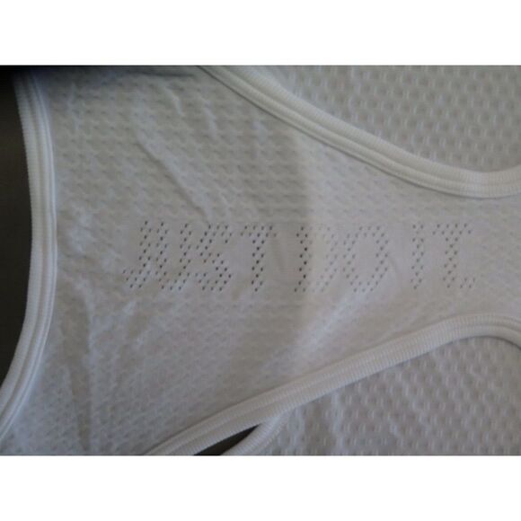 Nike BV3909 100 Women Sz XL White Dri-Fit Infinite Running Slim Fit Tank Top $65 - Picture 4 of 7